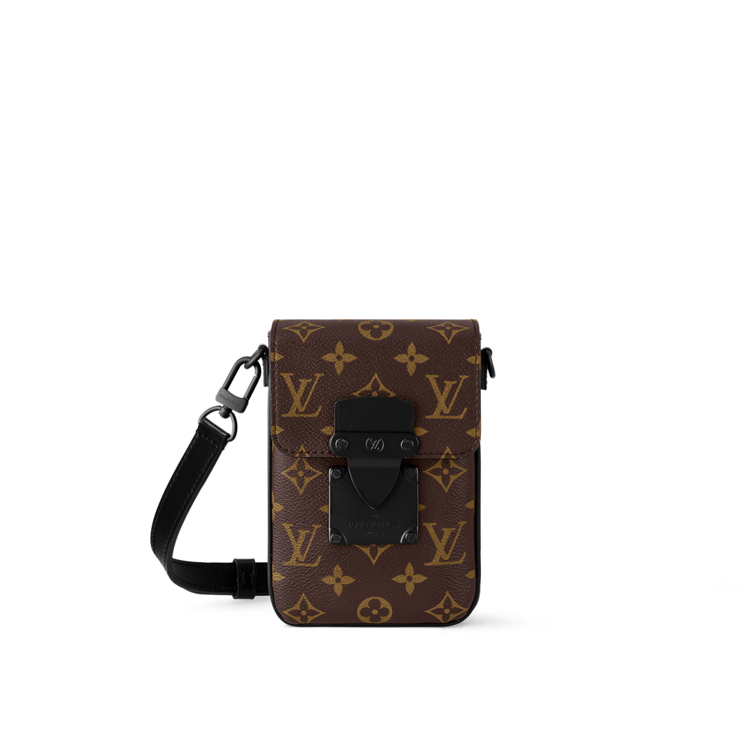 LOUIS VUITTON S21 ウェアラブル ウォレット M81522 S-Lock Vertical wearable wallet Monogram Macassar Canvas - Bags